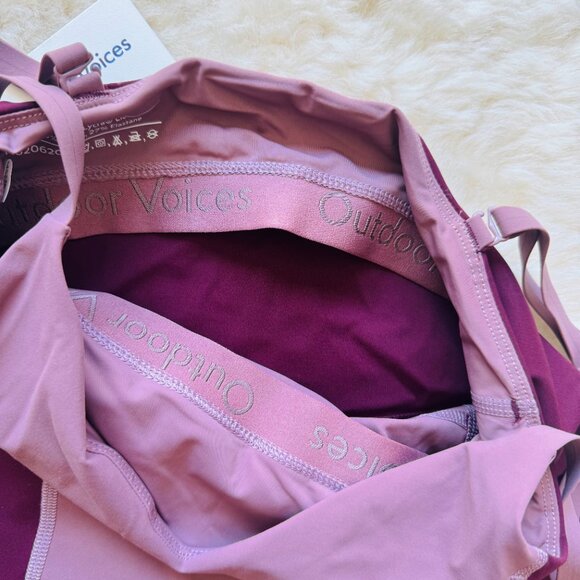 Outdoor Voices SuperForm™ Full Length Bodysuit Deep Taupe/Shiraz/Mocha - Picture 12 of 12